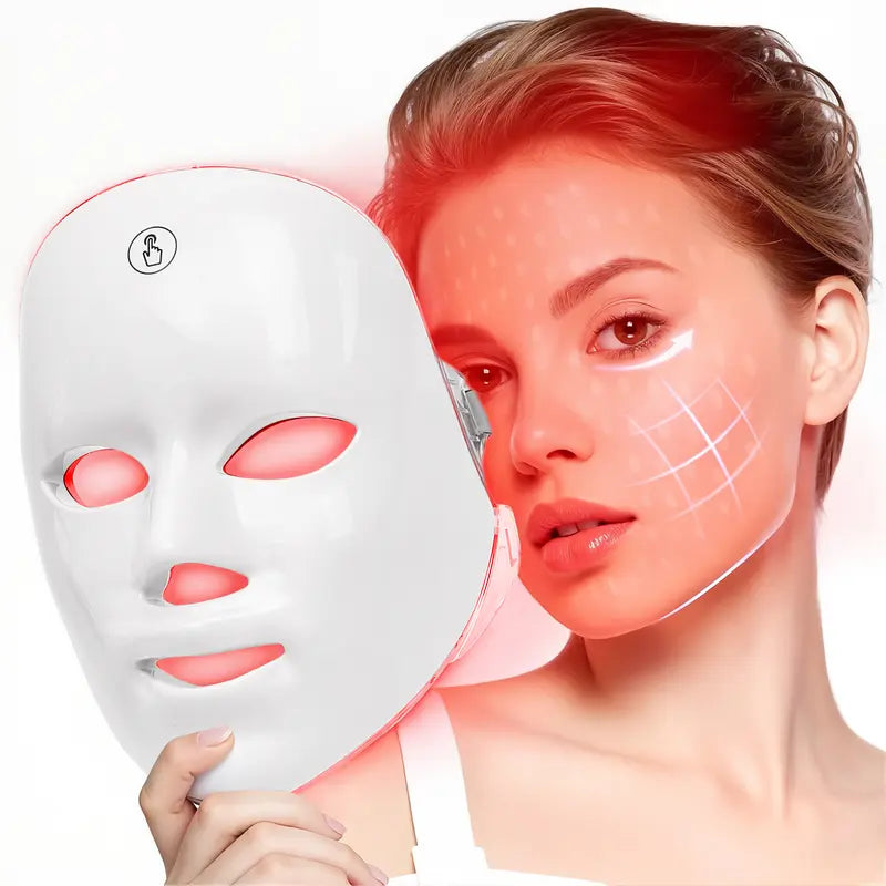 7 Color LED Light Therapy Face Mask